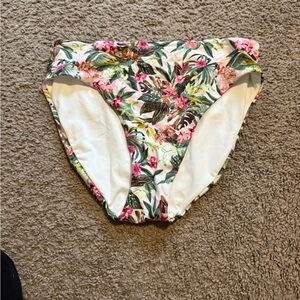 Victoria's Secret Floral Bikini Bottom - Multicolor